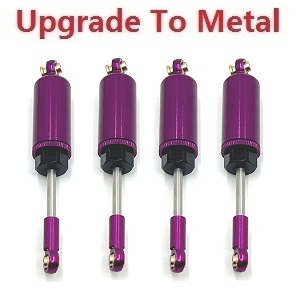 MJX Hyper Go 14209 MJX 14210 RC Car spare parts upgrade to metal hydraulic shock absorber Purple
