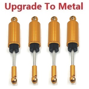 MJX Hyper Go 14209 MJX 14210 RC Car spare parts upgrade to metal hydraulic shock absorber Gold