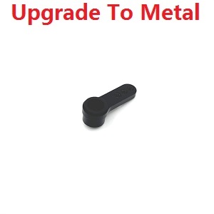 MJX Hyper Go 14301 MJX 14302 14303 RC Car spare parts arm of SERVO upgrade to metal Black - Click Image to Close