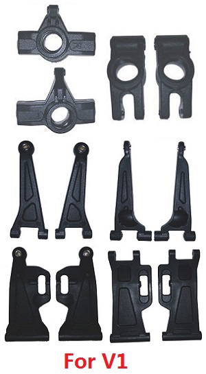 MJX Hyper Go 14209 MJX 14210 RC Car spare parts front and rear swing arm set + rear fixed seat + front steering seat (For V1)