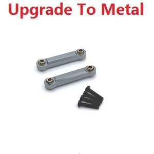 MJX Hyper Go 14301 MJX 14302 14303 RC Car spare parts upgrade to metal steering connect bar Titanium color