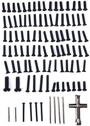 MJX Hyper Go 14301 MJX 14302 14303 RC Car spare parts screws set + iron bar + hexagon wrench