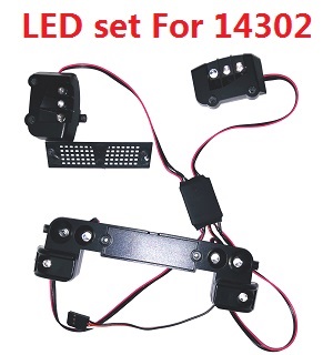 MJX Hyper Go 14301 MJX 14302 14303 RC Car spare parts LED set for 14302