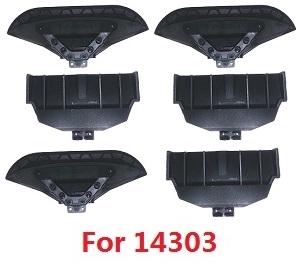 MJX Hyper Go 14301 MJX 14302 14303 RC Car spare parts front and rear bumper (For 14303) 3sets