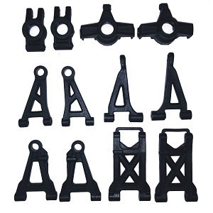 MJX Hyper Go 14301 MJX 14302 RC Car spare parts front and rear swing arm set + rear fixed seat + front steering seat
