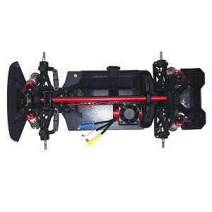 MJX Hyper Go 14301 MJX 14302 RC Car spare parts car frame body with brushless motor module assembly