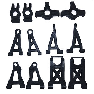 MJX Hyper Go 14301 MJX 14302 14303 RC Car spare parts front and rear swing arm set + rear fixed seat + front steering seat