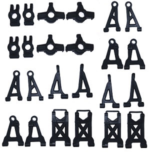 MJX Hyper Go 14301 MJX 14302 14303 RC Car spare parts front and rear swing arm set + rear fixed seat + front steering seat 2sets