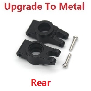 MJX Hyper Go 14301 MJX 14302 14303 RC Car spare partsupgrade to metal rear fixed seat Black