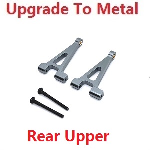 MJX Hyper Go 14301 MJX 14302 RC Car spare parts rear upper swing arm upgrade to metal Titanium color