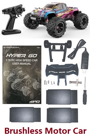 MJX Hyper Go 16209 Brushless Motor RC Car with 3 battery(2S) RTR