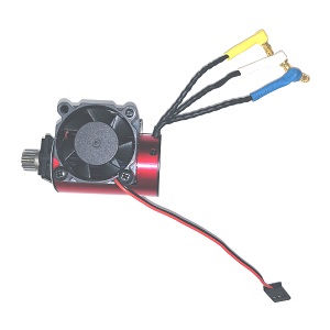 MJX Hyper Go 16207 16208 16209 16210 RC Car spare parts brushless motor + heat sink + fan + motor gear and fixed set