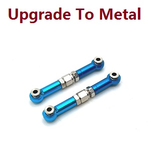 MJX Hyper Go 16207 16208 16209 16210 RC Car spare parts upgrade to metal steering connect buckle (Blue)