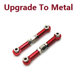 MJX Hyper Go 16207 16208 16209 16210 RC Car spare parts upgrade to metal steering connect buckle (Red)