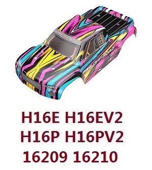 MJX Hyper Go H16 V1 V2 V3 H16E H16P H16EV2 H16PV2 RC Car spare parts car shell (Yellow-Blue)