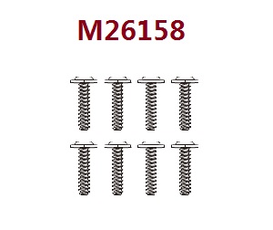 MJX Hyper Go 16207 16208 16209 16210 RC Car spare parts screws set M26158 - Click Image to Close