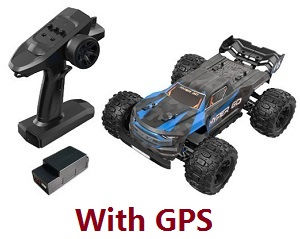 MJX H16E V3 RC car with GPS and 1 battery RTR Blue