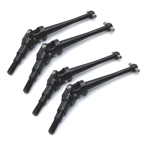 MJX Hyper Go 16207 16208 16209 16210 RC Car spare parts tire drive shaft module 4pcs Black