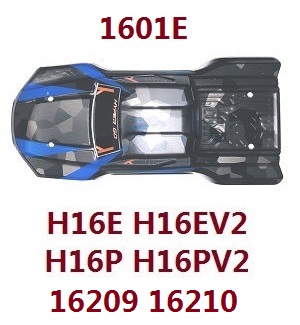 MJX Hyper Go H16E H16P H16EV2 H16PV2 RC Car spare parts car shell (Blue)