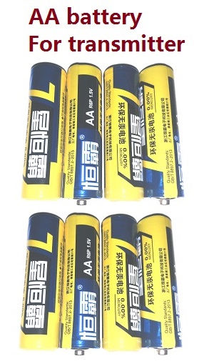 MJX Hyper Go H16 H16H H16E H16P H16HV2 H16EV2 H16PV2 RC Car spare parts AA battery for transmitter 8pcs