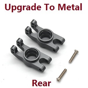 MJX Hyper Go 16207 16208 16209 16210 RC Car spare parts upgrade to metal rear fixed seat (Gray)