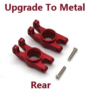 MJX Hyper Go 16207 16208 16209 16210 RC Car spare parts upgrade to metal rear fixed seat (Red) - Click Image to Close