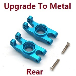 MJX Hyper Go 16207 16208 16209 16210 RC Car spare parts upgrade to metal rear fixed seat (Blue) - Click Image to Close