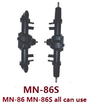 MN Model G500 MN-86 MN-86S MN86 MN86S RC Car Vehicle spare parts front and rear wave box group (MN-86S)