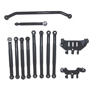 MN Model G500 MN-86 MN-86S MN86 MN86S RC Car Vehicle spare parts pull bar and servo fixed seat + pull bar + steering connect bar - Click Image to Close