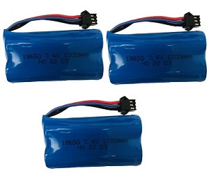 MN Model G500 MN-86 MN-86S MN86 MN86S RC Car Vehicle spare parts 7.4V 1200mAh battery 3pcs