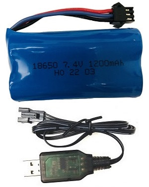 MN Model G500 MN-86 MN-86S MN86 MN86S RC Car Vehicle spare parts 7.4V 1200mAh battery with USB wire