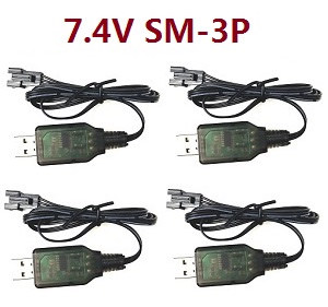 MN Model G500 MN-86 MN-86S MN86 MN86S RC Car Vehicle spare parts USB charger wire 4pcs