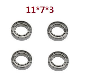 MN Model G500 MN-86 MN-86S MN86 MN86S RC Car Vehicle spare parts bearing 11*7*3 4pcs - Click Image to Close