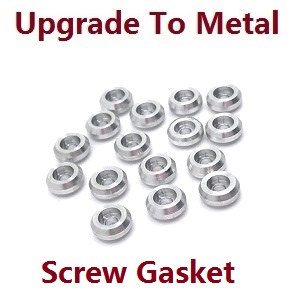 MN Model G500 MN-86 MN-86S MN86 MN86S RC Car Vehicle spare parts upgrade to metal silver screw gasket - Click Image to Close