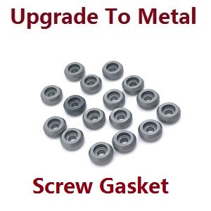MN Model G500 MN-86 MN-86S MN86 MN86S RC Car Vehicle spare parts upgrade to metal black screw gasket - Click Image to Close