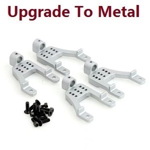 MN Model G500 MN-86 MN-86S MN86 MN86S RC Car Vehicle spare parts fixed seat for shock absorber Upgrade to metal Silver