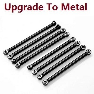 MN Model G500 MN-86 MN-86S MN86 MN86S RC Car Vehicle spare parts upgrade to metal pull bar Black - Click Image to Close