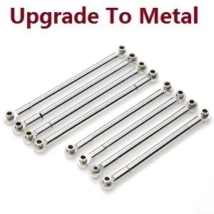 MN Model G500 MN-86 MN-86S MN86 MN86S RC Car Vehicle spare parts upgrade to metal pull bar Silver - Click Image to Close