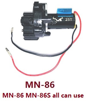 MN Model G500 MN-86 MN-86S MN86 MN86S RC Car Vehicle spare parts main wave box with 25T main motor