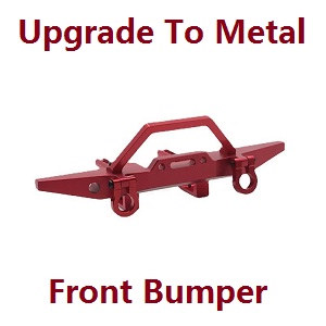 MN Model G500 MN-86 MN-86S MN86 MN86S RC Car Vehicle spare parts upgrade to metal front bumper Red