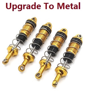 MN Model G500 MN-86 MN-86S MN86 MN86S RC Car Vehicle spare parts upgrade to metal shock absorber Gold