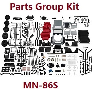 MN Model G500 MN-86 MN-86S MN86 MN86S RC Car Vehicle spare parts KIT version accessories group (MN-86S) Silver Gray - Click Image to Close