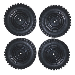 MN Model G500 MN-86 MN-86S MN86 MN86S RC Car Vehicle spare parts tires wheels 4pcs - Click Image to Close