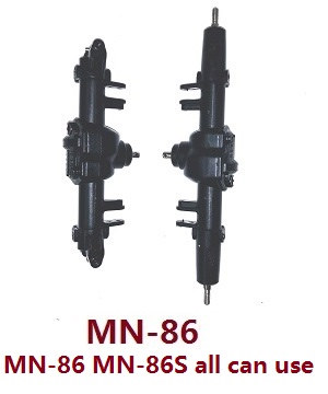 MN Model G500 MN-86 MN-86S MN86 MN86S RC Car Vehicle spare parts front and rear wave box group (MN-86)