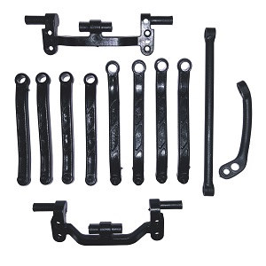 MN Model MN-99 MN-99S MN99A MN99SA MN99SF MN99S-1 MN-99SK D90 RC Car spare parts pull bar group + steering connect bar + pull bar seat