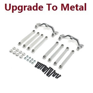 MN Model MN-90 MN-91 MN-90K MN-91K D90 RC Car spare parts pull bar group with pull bar seat (upgrade to metal) Silver