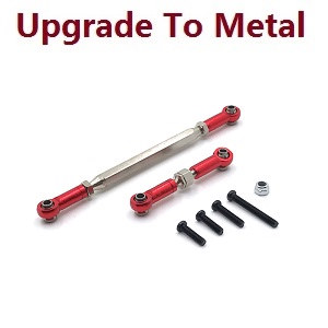 MN Model MN-90 MN-91 MN-90K MN-91K D90 RC Car spare parts steering connect bar (upgrade to metal) Red