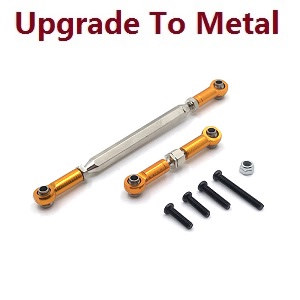 MN Model MN-98 RC Car spare parts steering connect bar (upgrade to metal) Gold - Click Image to Close