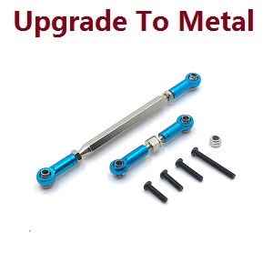 MN Model MN-99 MN-99S MN99A MN99SA MN99SF MN99S-1 MN-99SK D90 RC Car spare parts steering connect bar (upgrade to metal) Blue - Click Image to Close