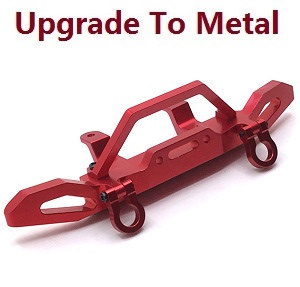 MN Model MN-99 MN-99S MN99A MN99SA MN99SF MN99S-1 MN-99SK D90 RC Car spare parts front bumper (upgrade to metal) Red